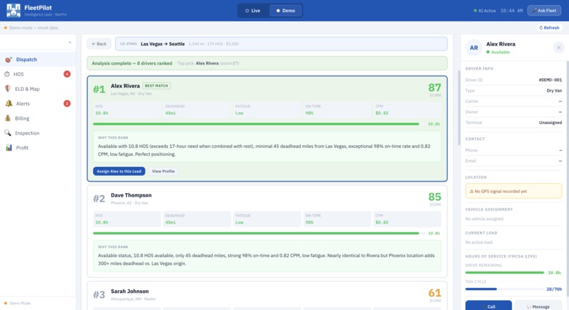 FleetPilot – screenshot 3