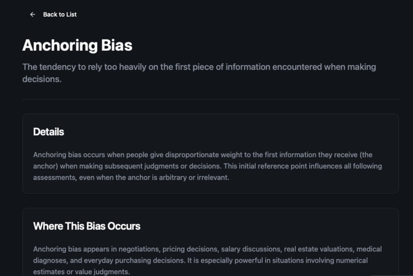Unbiased – screenshot 3