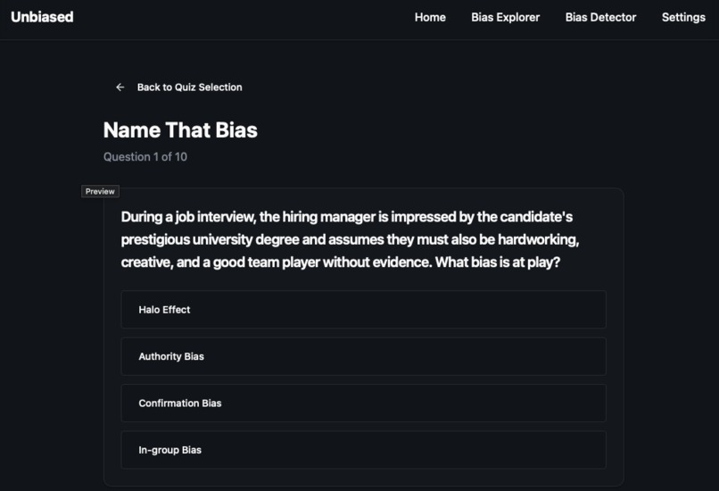 Unbiased – screenshot 5