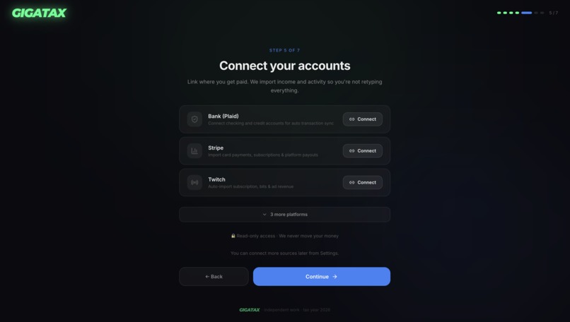 GigATax – screenshot 3