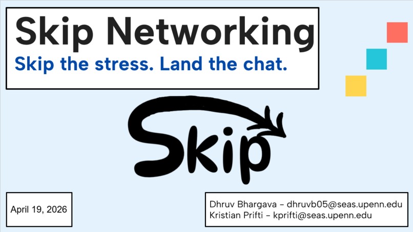 Skip Networking – screenshot 1
