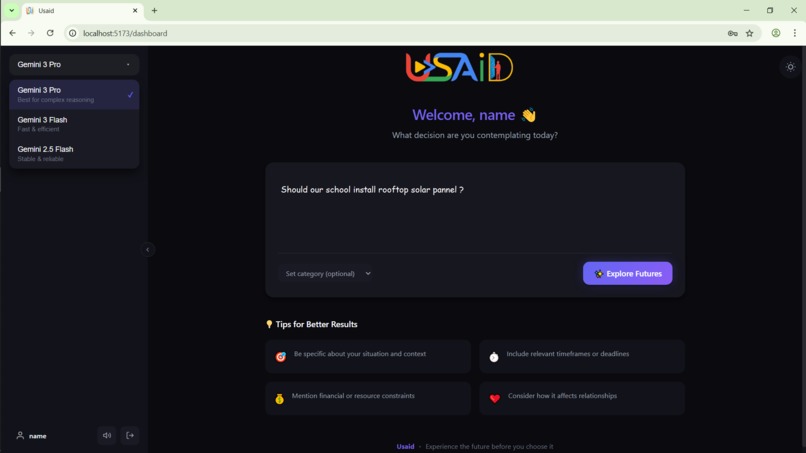 Usaid – screenshot 2