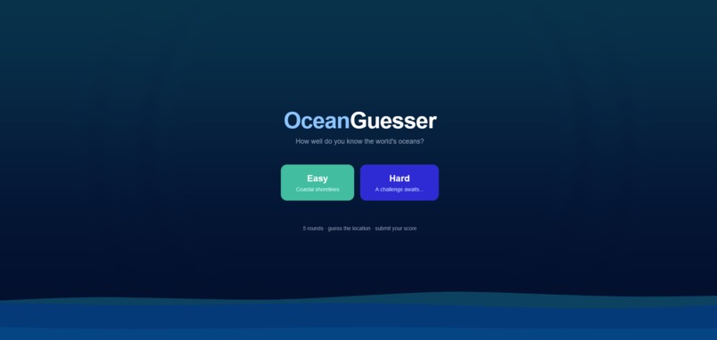 Ocean-Guesser – screenshot 1