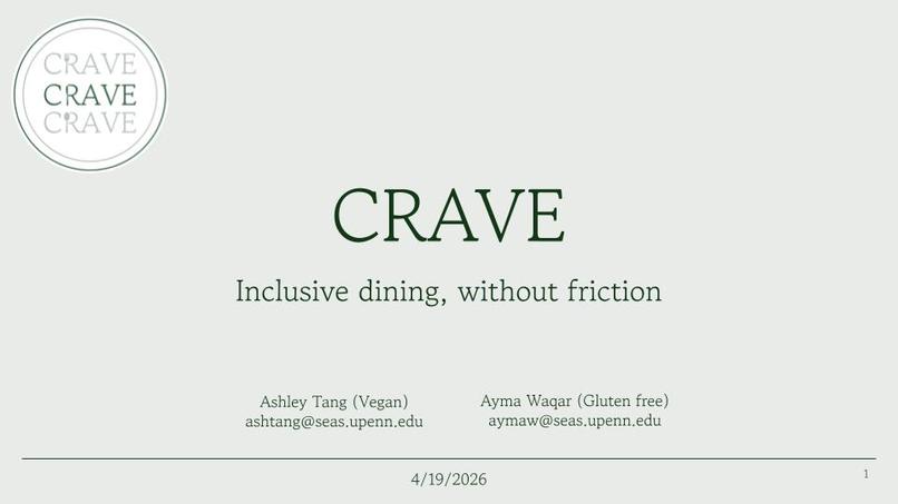 CRAVE – screenshot 1