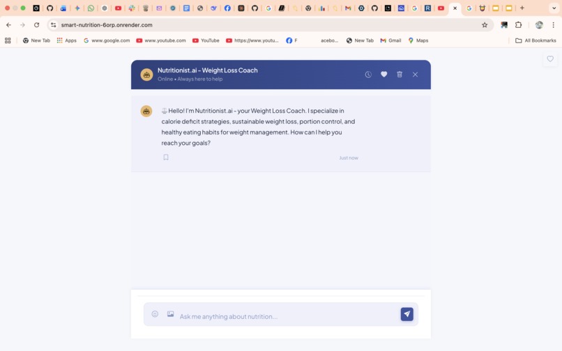 Smart Nutrition Intelligence – screenshot 1