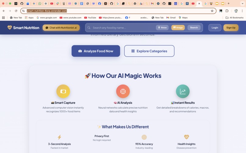 Smart Nutrition Intelligence – screenshot 2