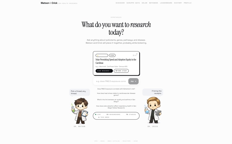 Watson&Crick – screenshot 1