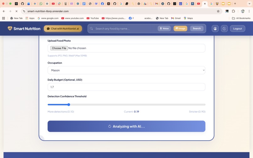 Smart Nutrition Intelligence – screenshot 5