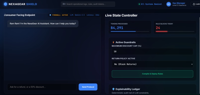 NexaGear Shield: Enterprise AI Framework – screenshot 1