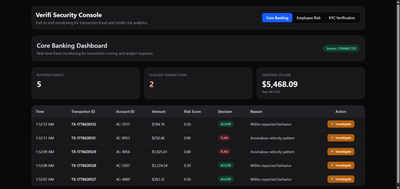 VeriFi – screenshot 1