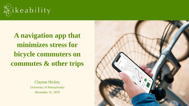Bikeability – screenshot 1
