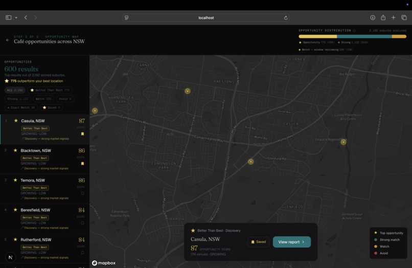 Vantage- The next Business Location Finder – screenshot 2