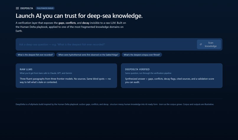 DeepDelta – screenshot 1
