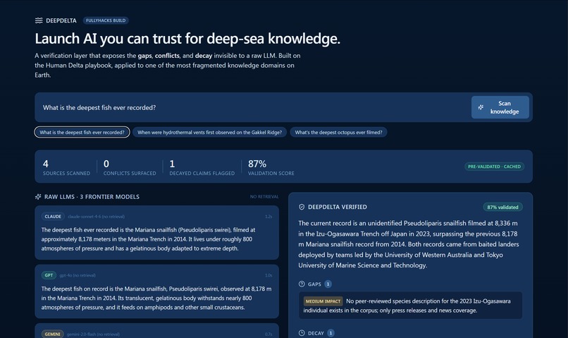 DeepDelta – screenshot 2