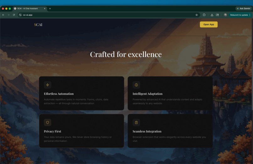 SCAI – screenshot 1