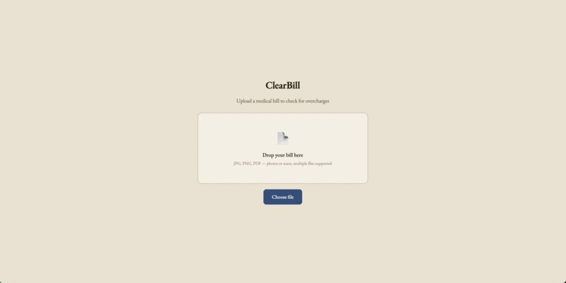 ClearBill – screenshot 1