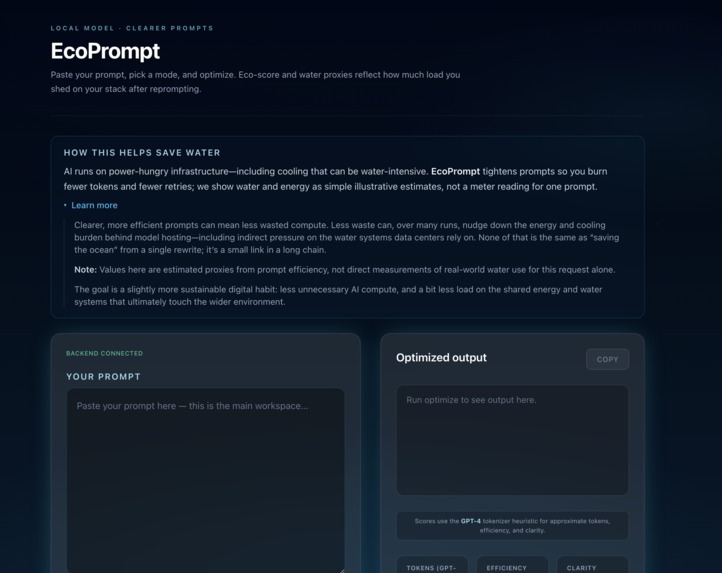EcoPrompt – screenshot 1