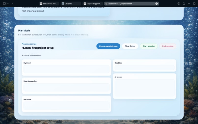 Human vs AI Agency – screenshot 1