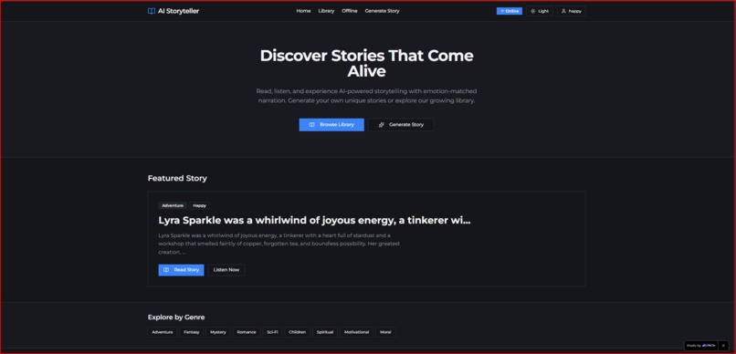 AI Storyteller – screenshot 1