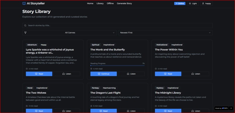 AI Storyteller – screenshot 2