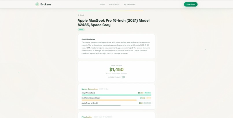 EcoLens – screenshot 2