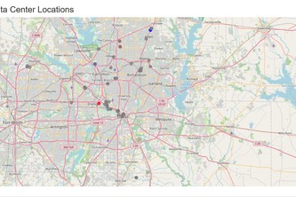 Texas Data Center Location Explorer