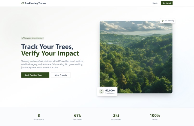 TreePlanting Tracker – screenshot 1