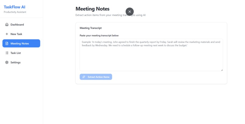 TaskFlow AI – screenshot 1