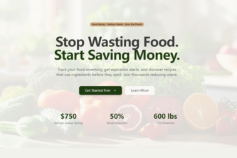Stop Wasting Food.Start Saving Money
