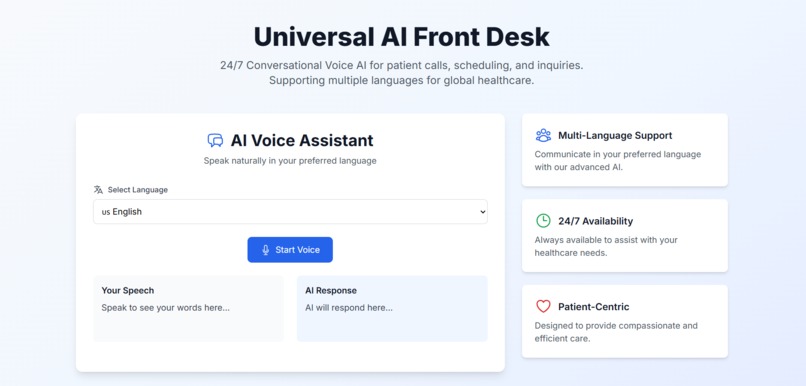 PATEINT DESK AI – screenshot 1