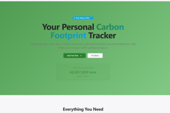 Your Personal CarbonFootprint Tracker