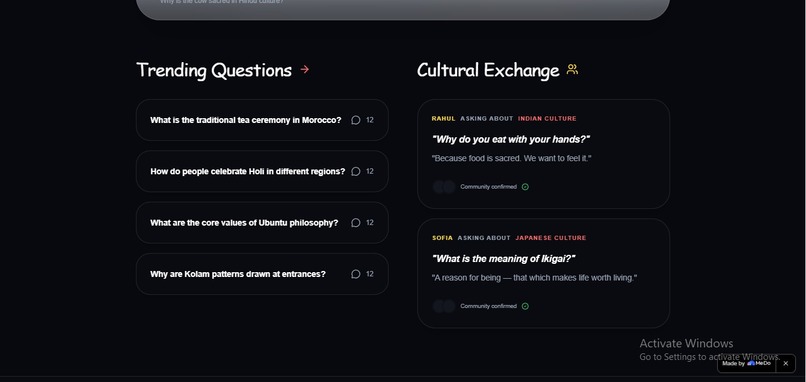 CultureBridge AI — A Living Atlas of Human Culture – screenshot 2