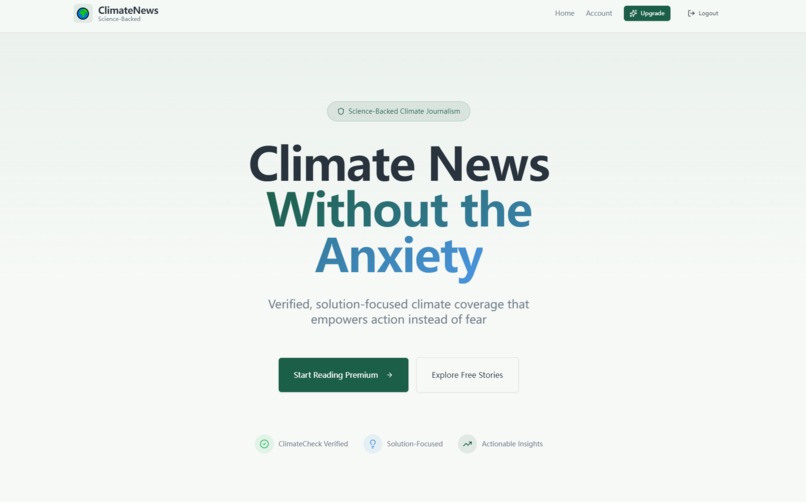 ClimateNews Filter – screenshot 1