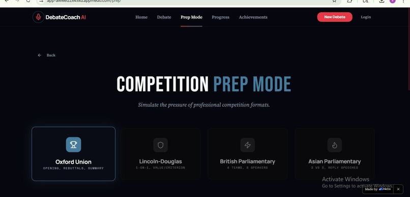 DebateCoach AI — Master the Art of Argument – screenshot 2