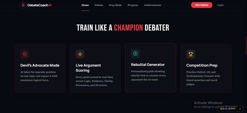 DebateCoach AI — Master the Art of Argument – screenshot 5