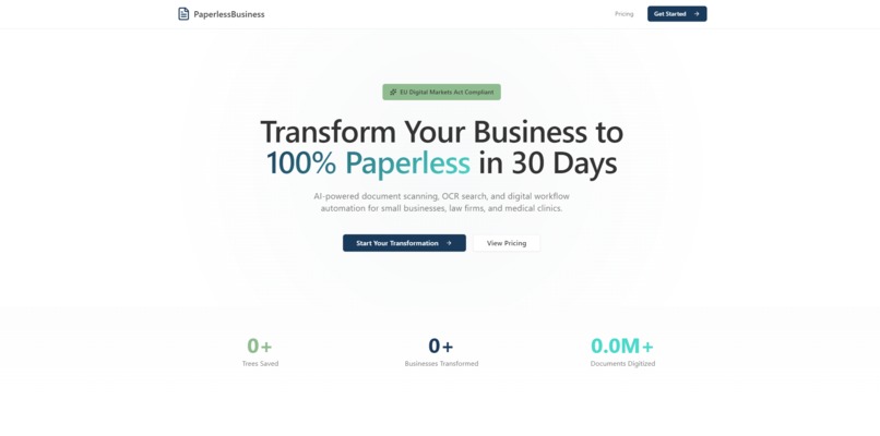 PaperlessBusiness – screenshot 1