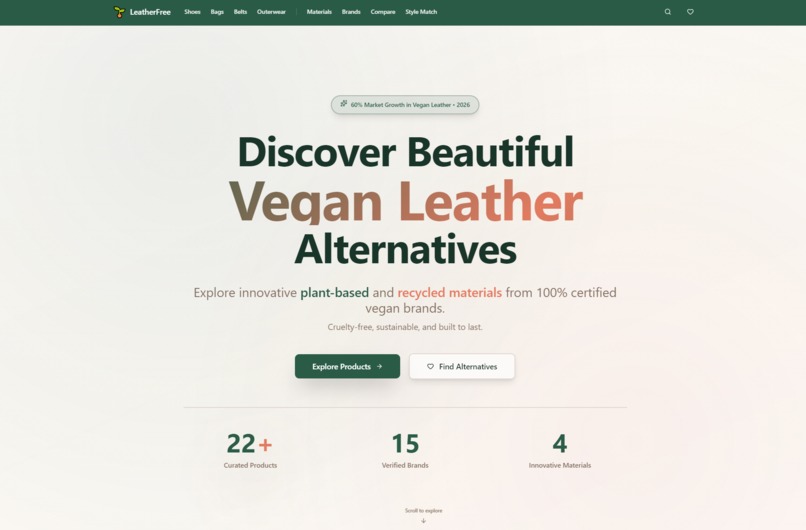 LeatherFree Fashion Finder – screenshot 1