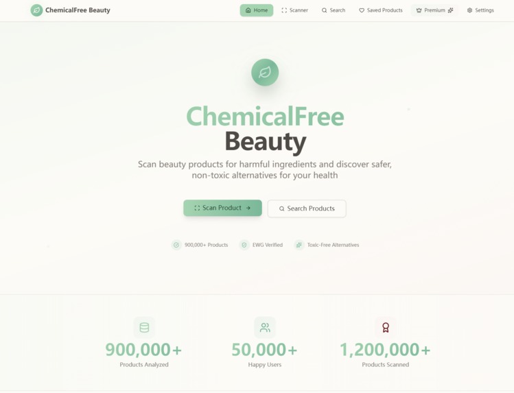 ChemicalFree Beauty – screenshot 1