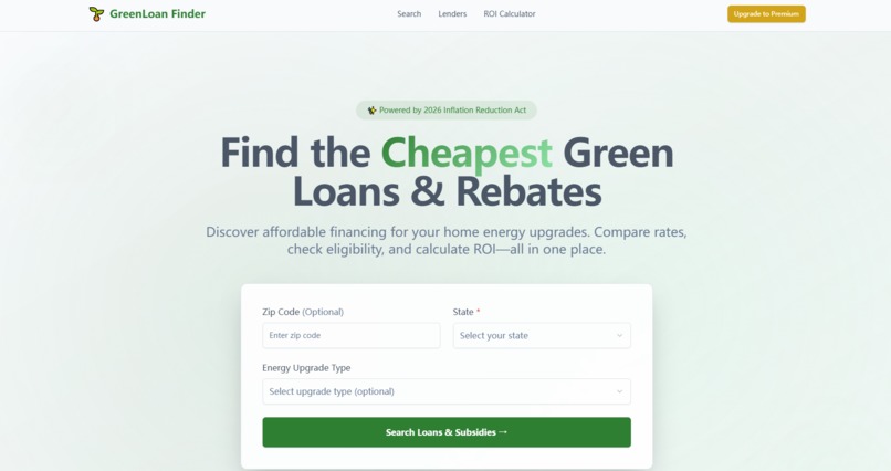 GreenLoan Finder – screenshot 1