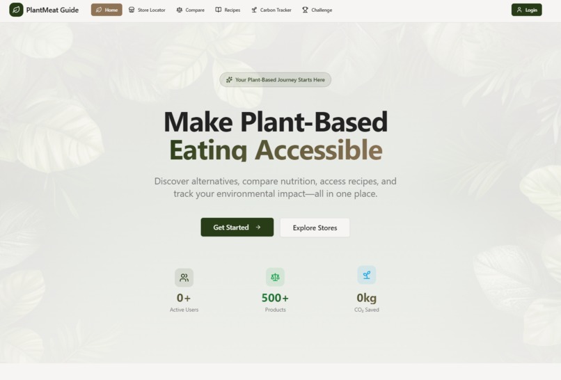 Make Plant-Based Eating Accessible – screenshot 1