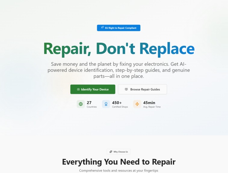 Repair, Don't Replace – screenshot 1