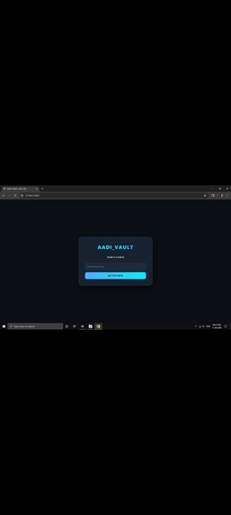Aadi-Vault: AI-Powered Local Security Station – screenshot 2