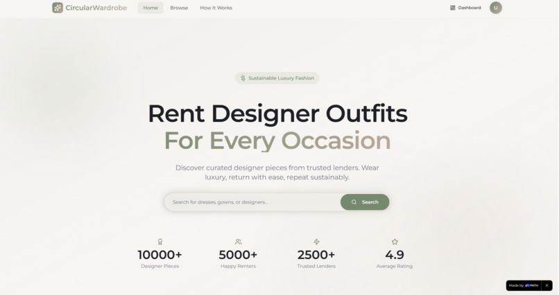 CircularWardrobe – screenshot 1