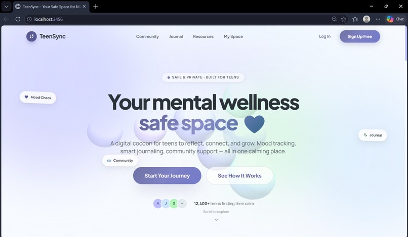 TeenSync – screenshot 2