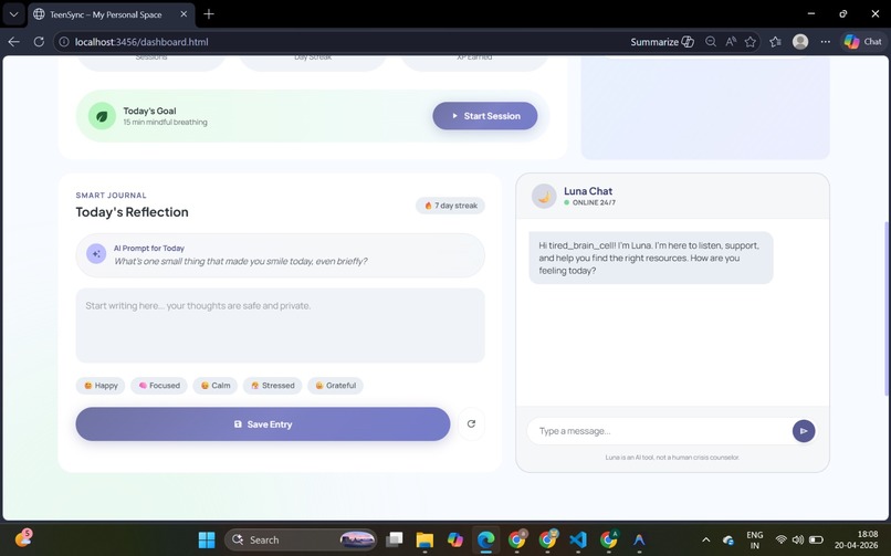 TeenSync – screenshot 5