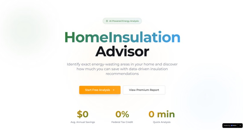 HomeInsulation Advisor – screenshot 1