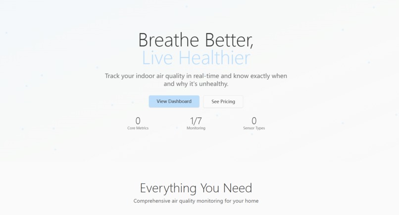AirQuality Monitor – screenshot 1