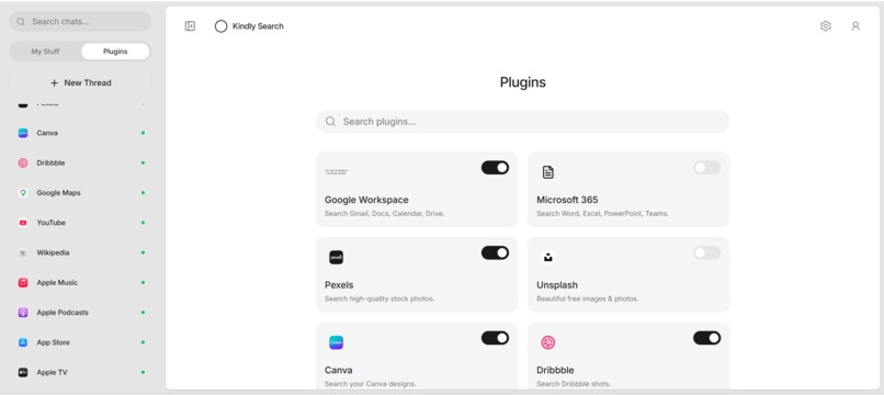 kindly search – screenshot 3