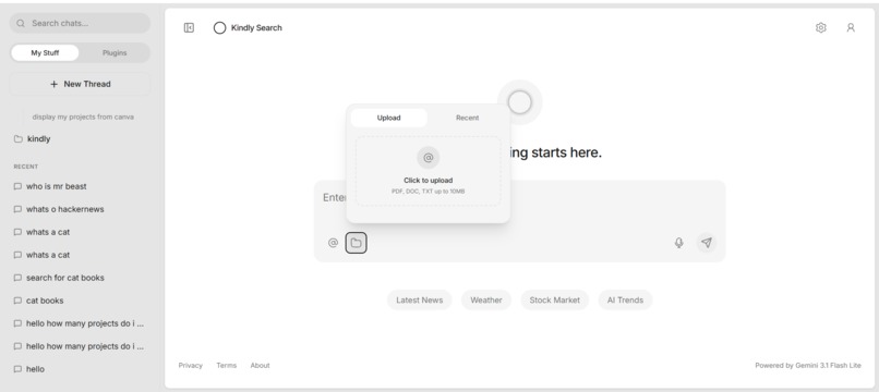 kindly search – screenshot 4