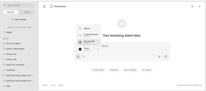 kindly search – screenshot 5